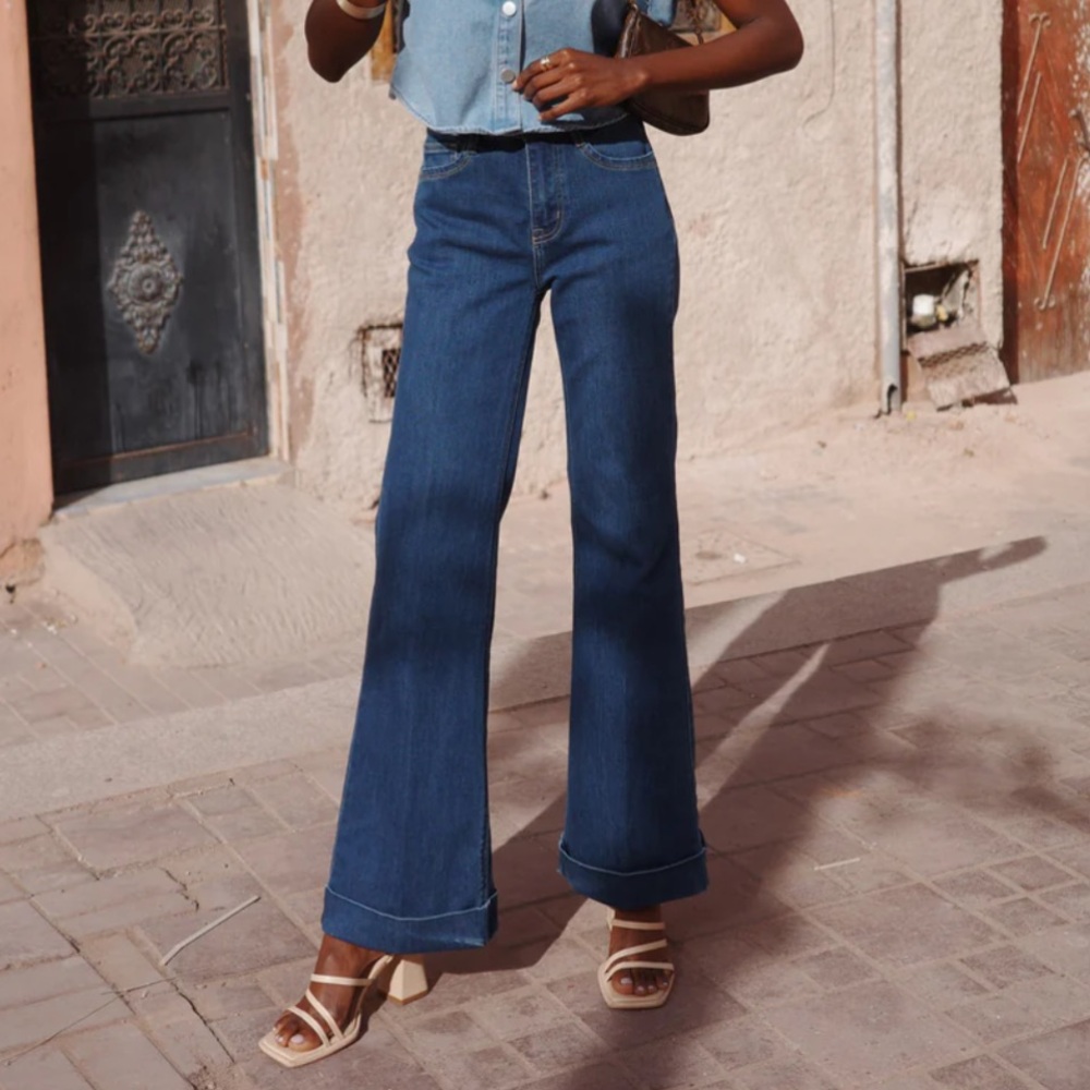 ORAIJE WIDE LEG PANT (a436)